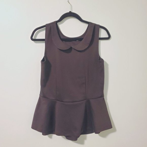 CHIC Peterpan Collar Top - Picture 1 of 1